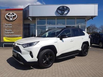 Gebraucht Toyota RAV4 Hybrid Style 218 PS (160 kW) 2019 Novaweiß perleffekt/schwarz SUV