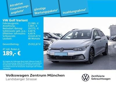 Gebraucht VW Golf VIII Style 131 PS (96 kW) 2023 Silber Kombi