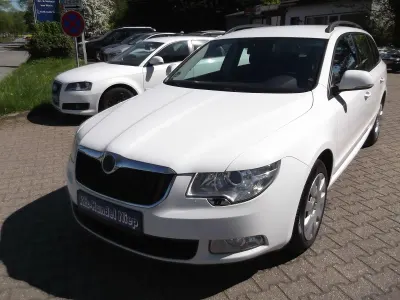 Gebraucht Skoda Superb Comfort 140 PS (102 kW) 2010 Weiß Kombi