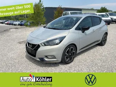 Gebraucht Nissan Micra 92 PS (67 kW) 2021 Warm silber Kleinwagen