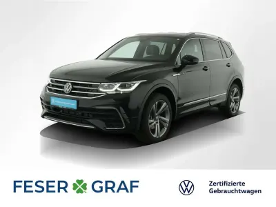 Gebraucht VW Tiguan Allspace R-line 150 PS (110 kW) 2023 Deep black perleffekt SUV