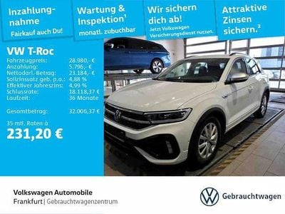 Gebraucht VW T-Roc R 300 PS (220 kW) 2023 Weiß SUV