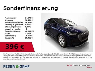 Gebraucht Audi Q4 Sportback e-tron Advanced 219 kW (299 PS) 2022 Navarrablau metallic SUV