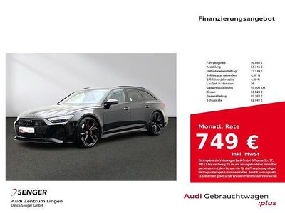 Gebraucht Audi RS6 Ambiente 600 PS (441 kW) 2023 Mythosschwarz metallic Kombi