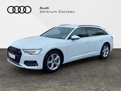 Gebraucht Audi A6 Advanced Plus 204 PS (150 kW) 2023 Gletscherweiß metallic Kombi