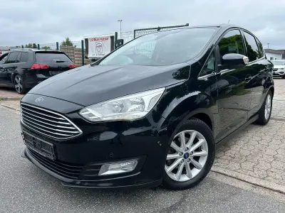 Gebraucht Ford C-MAX Titanium 125 PS (91 kW) 2015 Schwarz Van / Kleinbus