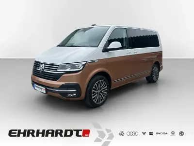Gebraucht VW Multivan Generation Six 199 PS (146 kW) 2020 Candyweiß/copper bronze me... Van / Kleinbus