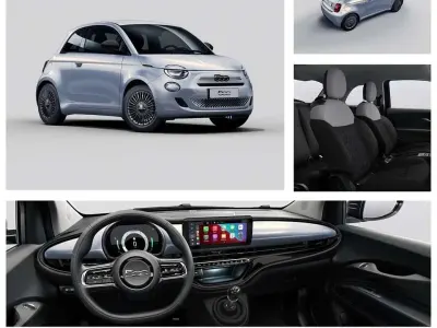 Neu Fiat 500 Icon 65 PS (47 kW) 2026 Celestial blau Kleinwagen