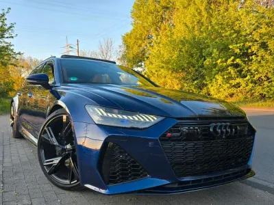 Brugt Audi RS6 Sport 600 HK (441 kW) 2020 Blå Stationcar