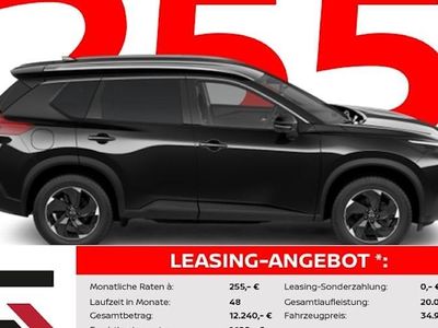 Neu Nissan X-Trail N-Connecta 163 PS (119 kW) 2025 Schwarz SUV