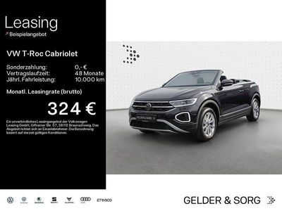 Gebraucht VW T-Roc Cabriolet Style 116 PS (85 kW) 2025 Schwarz Cabrio