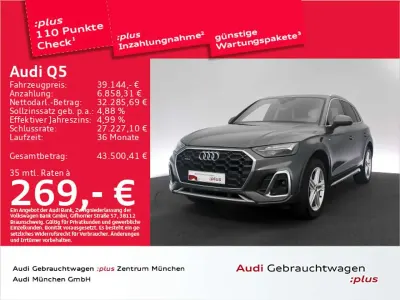 Gebraucht Audi Q5 S-Line 204 PS (150 kW) 2022 Daytonagrau perleffekt SUV
