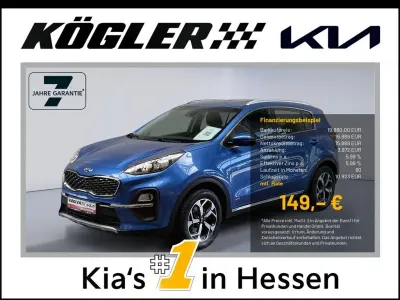 Używany Kia Sportage Vision 136 KM (100 kW) 2021 Niebieski SUV