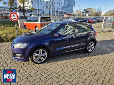 Käytetty VW Polo R-line 90 HP (66 kW) 2016 Sininen Viistoperä