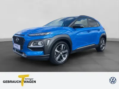 Gebraucht Hyundai Kona Premium 177 PS (130 kW) 2020 Blau SUV