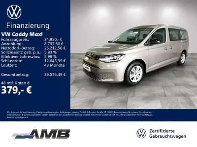 Neu VW Caddy Basis 102 PS (75 kW) 2025 Mojave beige metallic Van / Kleinbus