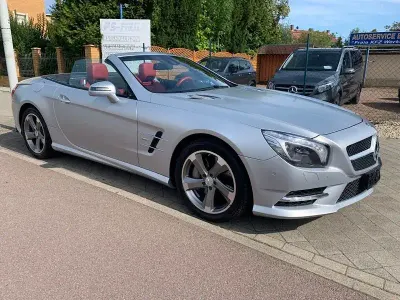 Gebraucht Mercedes SL500 AMG Edition 1 435 PS (319 kW) 2012 Designo kristallsilber magno Cabrio