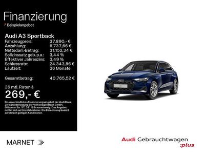 Gebraucht Audi A3 Advanced 204 PS (150 kW) 2025 Navarrablau metallic Limousine