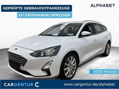 Gebraucht Ford Focus Titanium 150 PS (110 kW) 2021 Frostweiß (metallic) Kombi