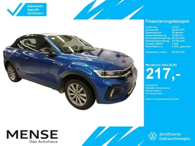 Gebraucht VW T-Roc Cabriolet R-line 150 PS (110 kW) 2025 Blau Cabrio