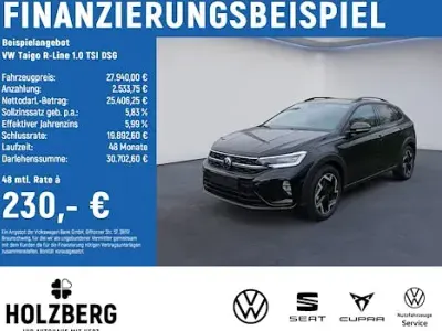 Neu VW Taigo R-line 116 PS (85 kW) 2026 Schwarz SUV