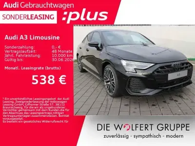 Gebraucht Audi A3 S-Line 150 PS (110 kW) 2025 Mythosschwarz metallic Limousine