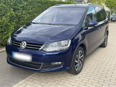 Occasion VW Sharan Sound 150 ch (110 kW) 2017 Bleue Monospace