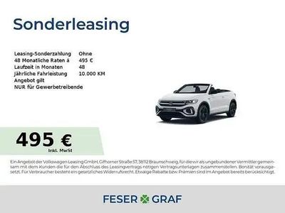 Neu VW T-Roc Cabriolet 150 PS (110 kW) 2026 Pure white uni / schwarz Cabrio