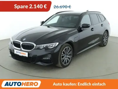 Gebraucht BMW 320e M Sport 204 PS (150 kW) 2021 Schwarz Kombi