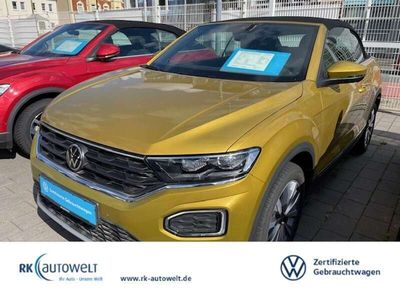 Gebraucht VW T-Roc Cabriolet Style 150 PS (110 kW) 2021 Gelb Cabrio