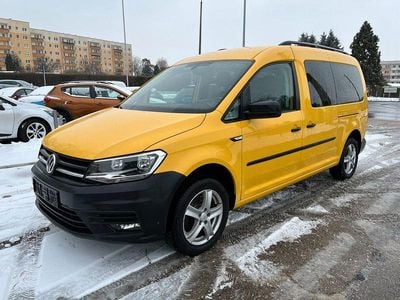 Gebraucht VW Caddy Maxi Trendline 125 PS (91 kW) 2018 Gelb Van / Kleinbus