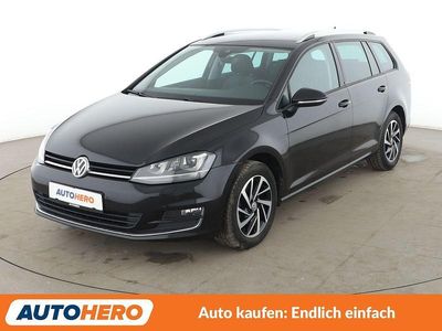 Gebraucht VW Golf VII Allstar 125 PS (91 kW) 2016 Schwarz Kombi