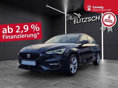 Usata Seat Leon FR-Line 150 CV (110 kW) 2022 Blu Berlina