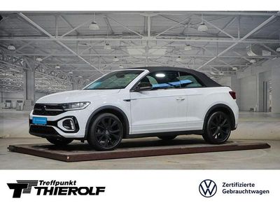 Gebraucht VW T-Roc Cabriolet R-line 150 PS (110 kW) 2023 Weiß Cabrio