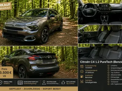 Gebraucht Citroën C4 PureTech 131 PS (96 kW) 2023 Grau SUV