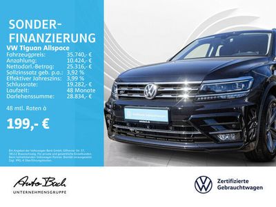 Gebraucht VW Tiguan Highline 200 PS (147 kW) 2021 Schwarz SUV