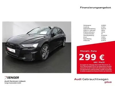 Brugt Audi A6 S-Line 299 HK (219 kW) 2022 Sort Stationcar