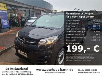 Gebraucht Opel Vivaro Edition 150 PS (110 kW) 2020 Schwarz Van / Kleinbus