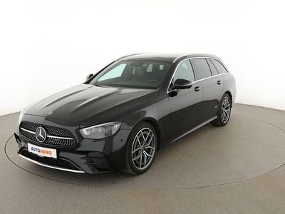 Usata Mercedes E220 AMG line 194 CV (142 kW) 2021 Nero Station wagon