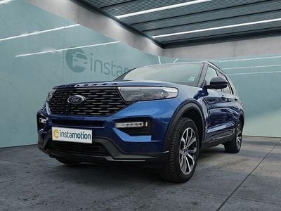 Blau Gebraucht 2020 Ford Explorer ST-Line SUV | 46.790 € (Etwas zu teuer)
