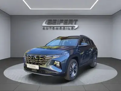 Gebraucht Hyundai Tucson Trend 150 PS (110 kW) 2023 Teal blue / met SUV