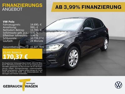 Schwarz Gebraucht 2021 VW Polo Style Limousine | 14.690 € (Fairer Preis)