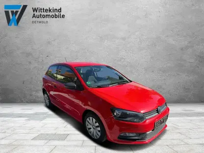 Gebraucht VW Polo Trendline 60 PS (44 kW) 2014 Rot Kleinwagen