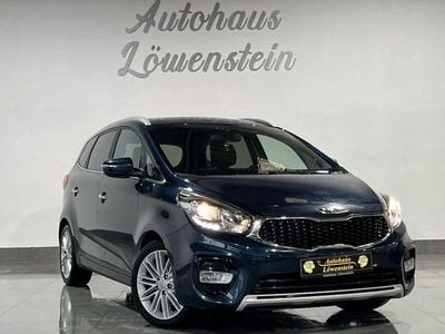 Gebraucht Kia Carens Edition 7 166 PS (122 kW) 2018 (aap) mysterious blue m Van / Kleinbus