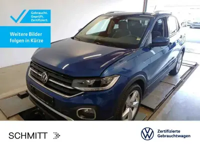 Gebraucht VW T-Cross Style 110 PS (80 kW) 2022 Reef blue metallic (metallic) SUV