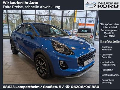 Gebraucht Ford Puma Titanium 125 PS (91 kW) 2022 Blau SUV