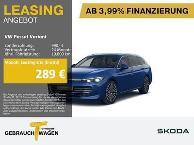 Blau Gebraucht 2025 VW Passat Elegance Kombi | 38.490 € (Superpreis)