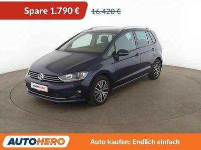 Gebraucht VW Golf Sportsvan Allstar 110 PS (80 kW) 2016 Blau Van / Kleinbus