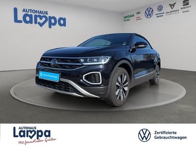 Gebraucht VW T-Roc Cabriolet Move 116 PS (85 kW) 2024 Schwarz Cabrio