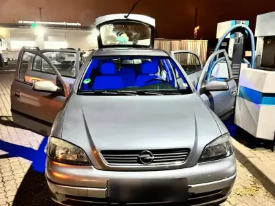 Gebraucht Opel Astra 2003 Grau Kleinwagen